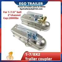 egotrailer 2000lbs 1 78 x 2 ball trailer coupling hitch back trailer coupler straight tongue rv parts camper caravana accces