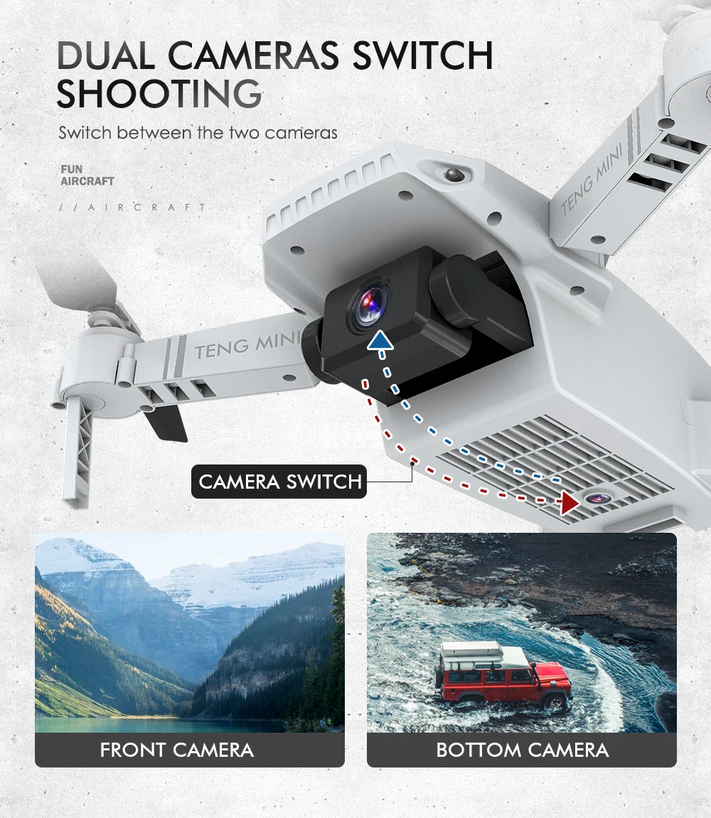 2021 Новый Дрон 4k HD WiFi передача видео в реальном времени fpv Квадрокоптер Rc с