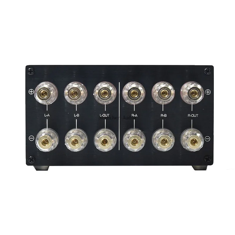 Nvarcher 2 Input Output Audio Switcher Amplifier Speaker Switch Converter Power Amplifiers And pairs of Speakers | Электроника