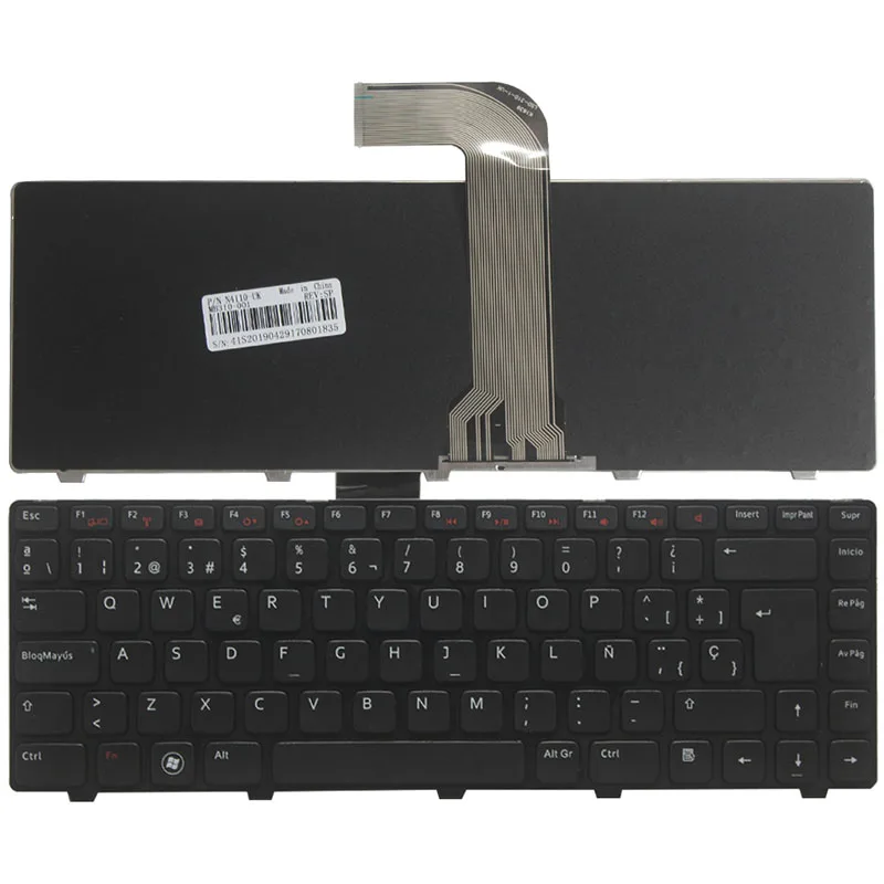 НОВЫЙ Испанский SP Клавиатура для ноутбука DELL INSPIRON 14R N4110 M4110 N4050 M4040 N5050 M5050 M5040 N5040