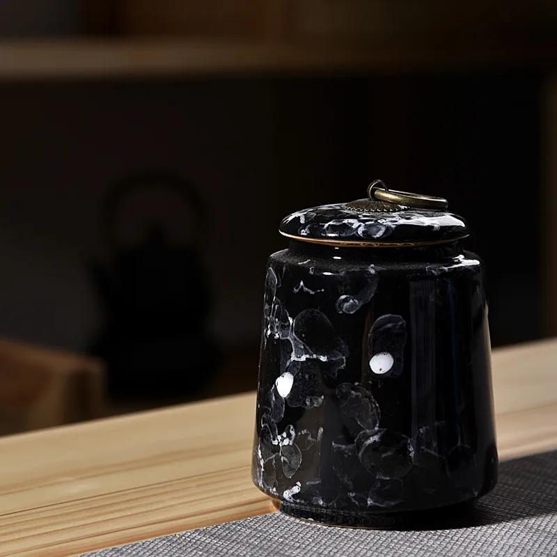 Красочные высококачественные банки для чая ретро керамические конфет
