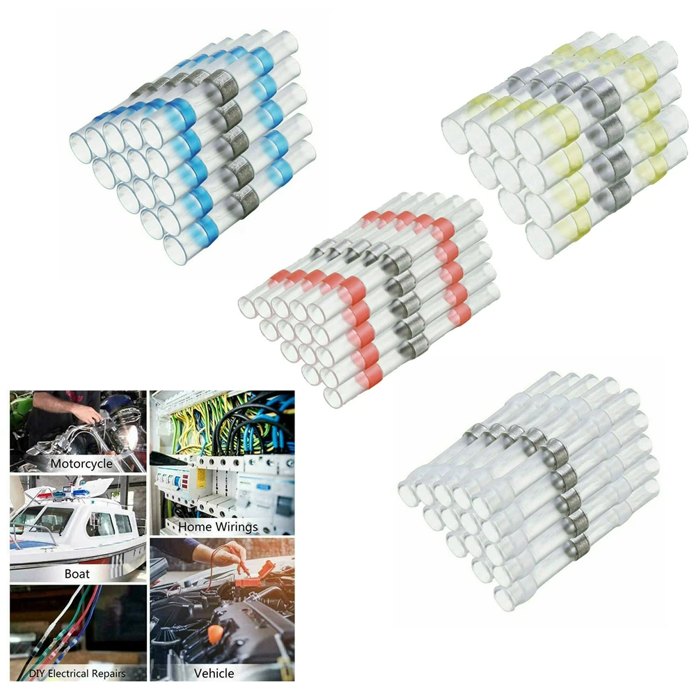 250 шт. термоусадочный трубчатый кабель для припоя соединительный набор комплект