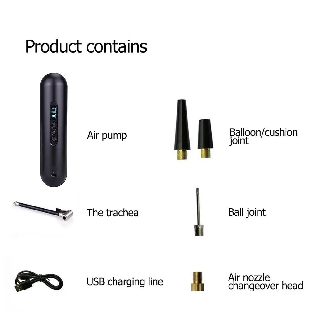 Comprar Inflador De Neumáticos Portátil Para Coche, Bomba Inflable Con Iluminación LED, Compresor De Aire Para Llantas De Bicicleta Eléctrica, 150PSI