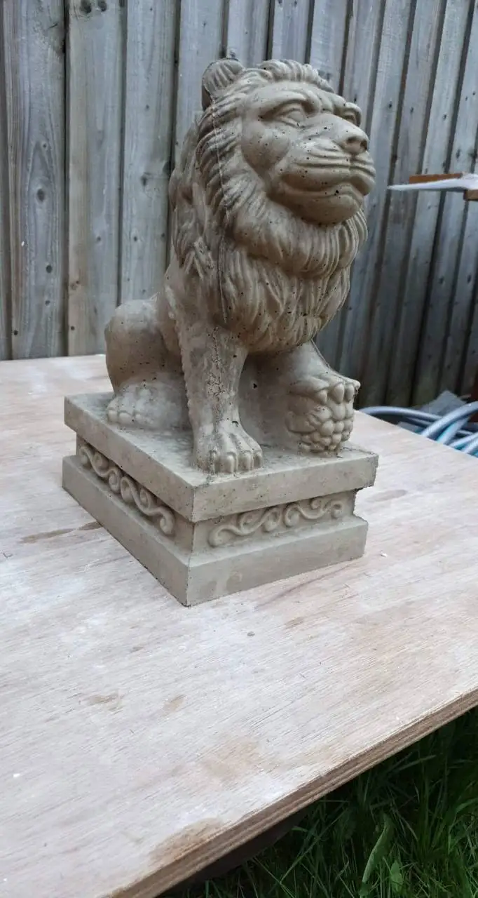 left lion mold ABS пластиковые формы Статуя Льва формы F106 дома вилла сад бетонные формы для продажи - Цвет: left lion mold