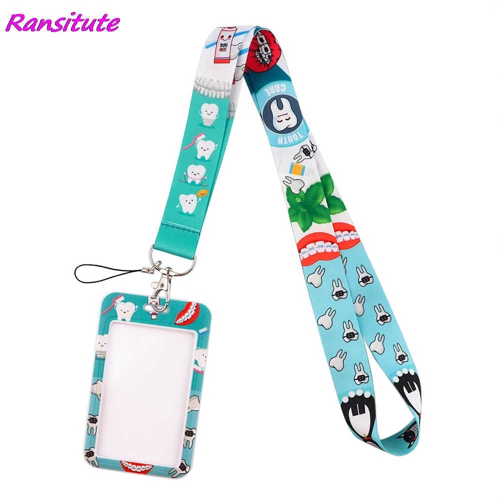 Ransitute R1804 уход за зубами творческих шнурки для кредитных карт врача стоматолога ID