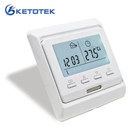 220v thermoregulator for warm floor heating thermostat 16a electricwater heating lcd weekly programmable wireless thermostat