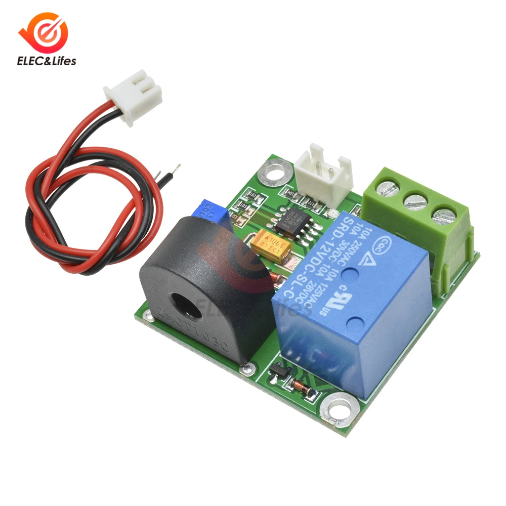 Max 5A AC Ток Модуль датчика обнаружения DC 5 в 12 В 24 в 0~ 5A реле защиты от перегрузки по току Модуль сигнала переключатель выход амперметр