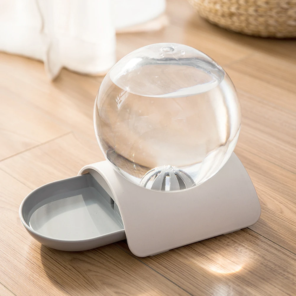 2.8l Pets Dog Cats Automatic Water Feeder Bubble Water Feeder Drinking Bowl transparent Water Dispenser Fountain Bottle For Cats