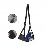 Кресло качели из ткани Оксфорд легкая установка под стол для офиса подставка ног