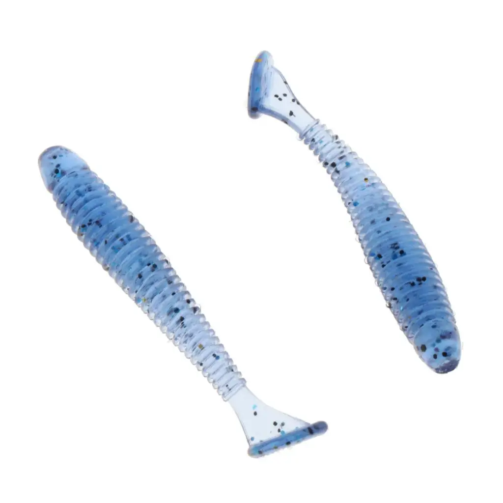 16PCS Worm Fishing Lures Fake Artificial Baits Soft Crank T-tail Fish Tackle for Beginners Anglers | Спорт и развлечения