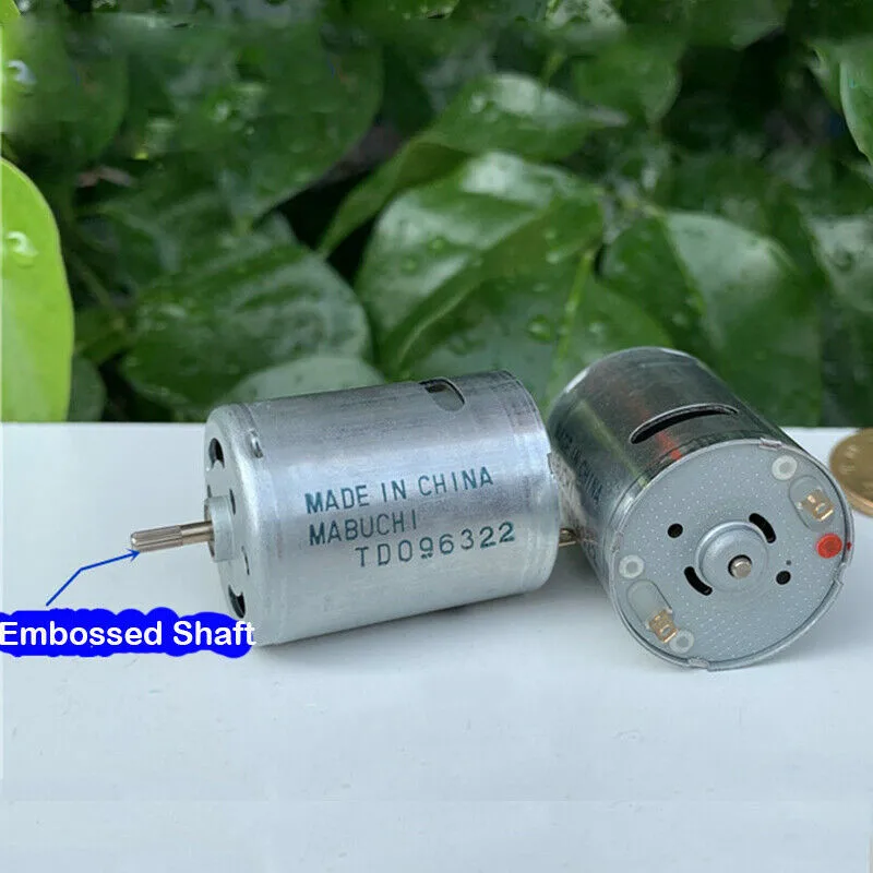 MABUCHI RK-370SD двигатель постоянного тока 3в-7.4в 6В рельефный вал 24 мм круглый