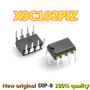 2PCS X9C102PIZ DIP8 X9C102PZI X9C102P X9C102 Digital potentiometer IC EEPOTTM POT CMOS PLASTIC 1K IND