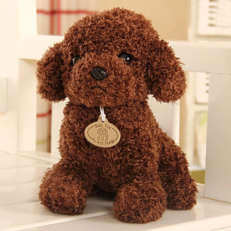 

Cute Simulation Dog Plush Toy Stuffed Animal Puppy Doll Teddy Dog Doll for Kids and Annual Party Gift ALS88