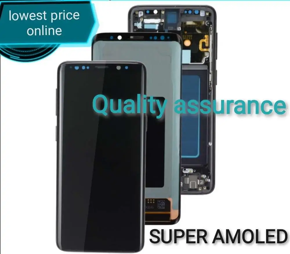 Подходит для Samsung Galaxy S8 G950 Plus G955 Super AMOLED ЖК дисплей дигитайзер сенсорного экрана в
