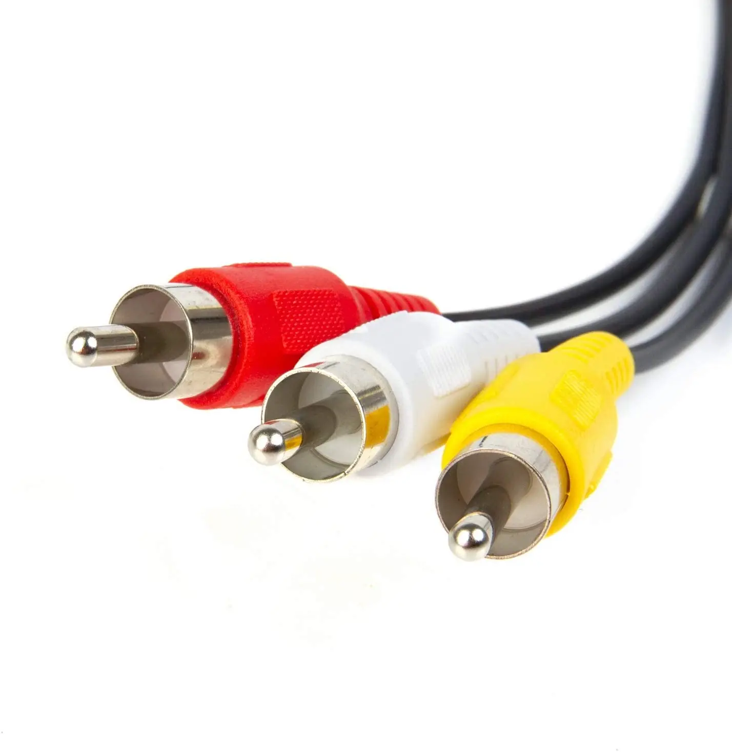 10FT RCA аудио/видео композитный кабель DVD/VCR/SAT желтый/белый/красный разъемы 3 штекера