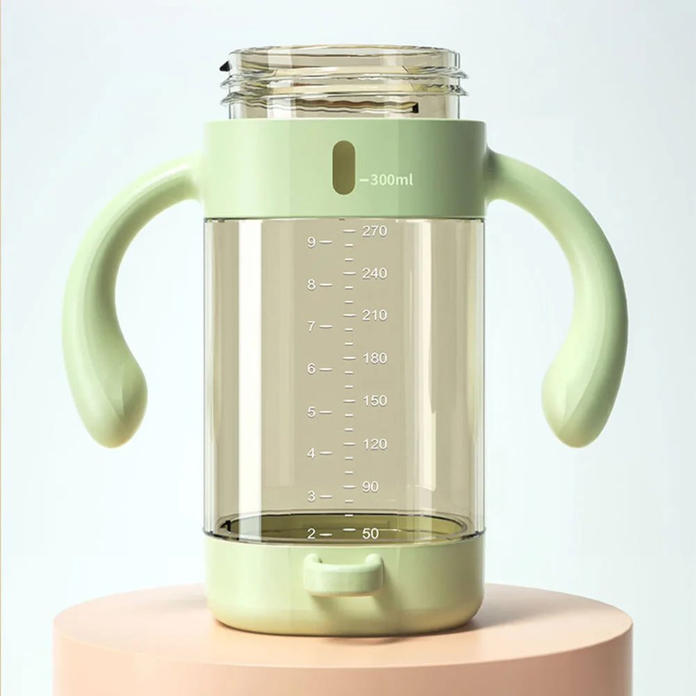 

1Pc Measuring Straw Cup Baby Training Cup Milk Cup with Scale Infant Water Cup