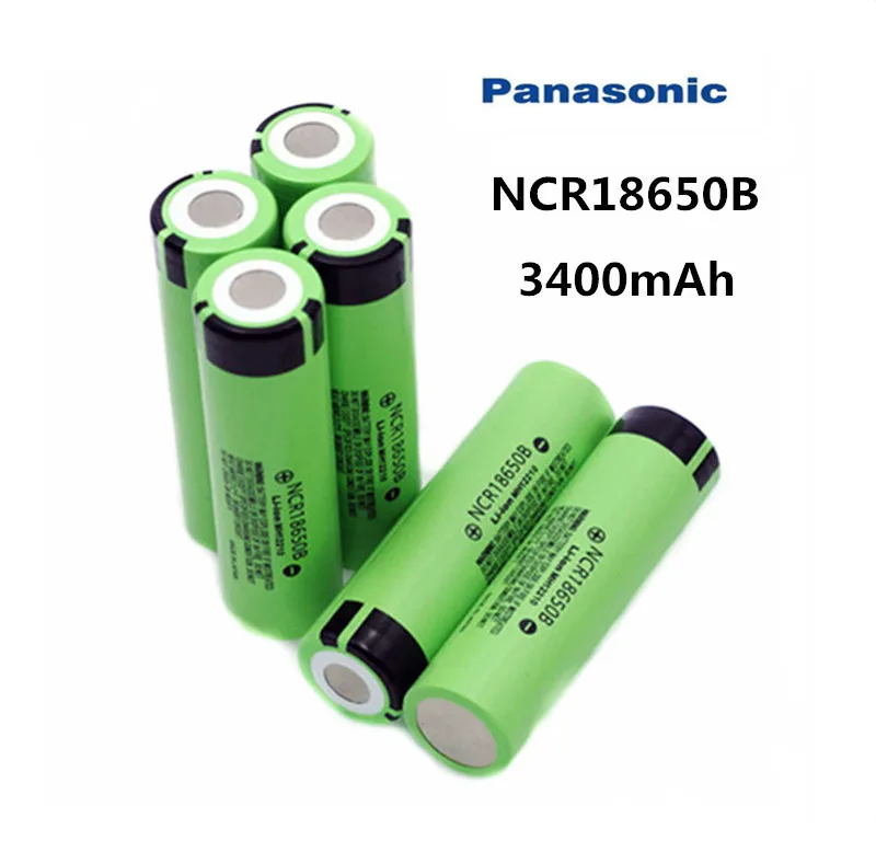 

Panasonic 100% New 18650 battery 3400mah 3.7v lithium battery for NCR18650B 3400mah Suitable for flashlight battery