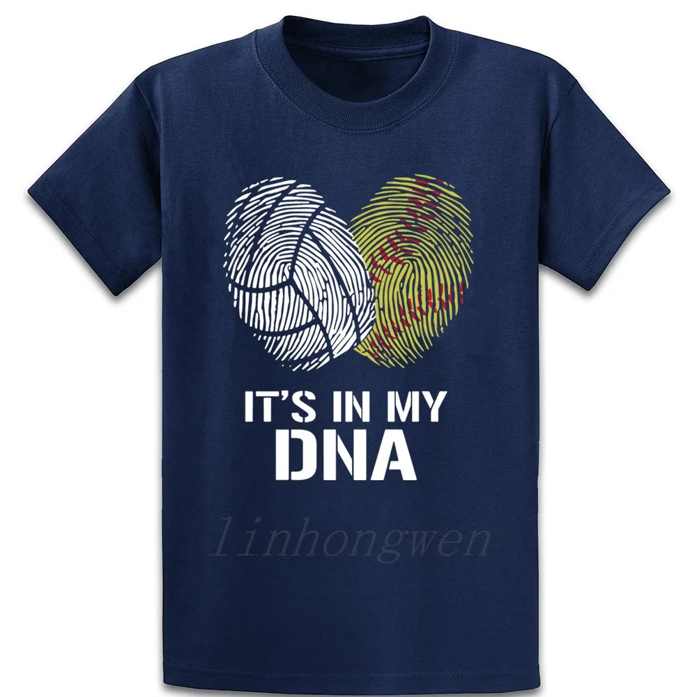 

Its In My Dna Volleyball Softball T Shirt Custom Over Size S-5XL Fitness Summer Style Fashion Gents Slim Tee Shirt Shirt