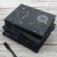 black paper 128 sheets 130185mm all black inner pages graffiti hand book creative diy hand painted diary black kraft notebook