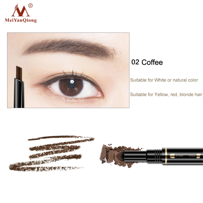 Triad карандаш для бровей с воздушной подушкой водостойкий стойкий треугольник