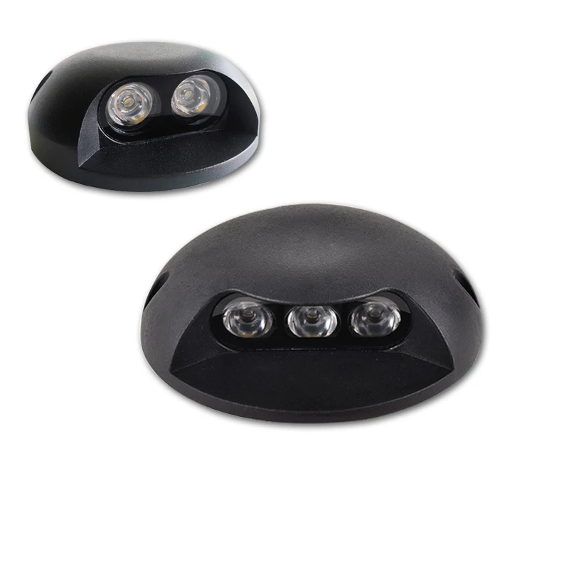 Водонепроницаемый светодиодный светильник IP68 2 Вт 3 6 9 для улицы земли сада