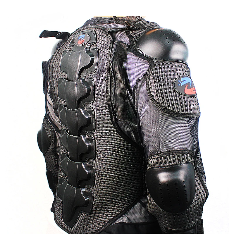 Защитная мотоциклетная куртка Черная защитная Экипировка для гоночных