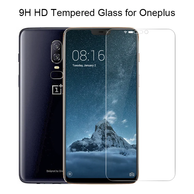 Закаленное прозрачное стекло для смартфона Oneplus 2 3 3T 5 5T твердое Защитное 6 6T 7 7T 9H