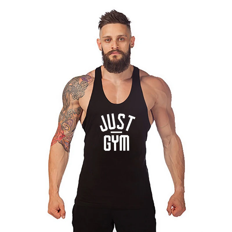 

Muscleguys Clothing Fitness Singlets Gym Tank Top Men Stringer Tanktop Bodybuilding Muscle Shirt Workout Vest Undershirt Singlet