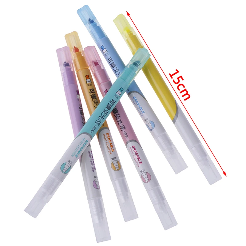 1 шт. стираемый маркер с двойной головкой флуоресцентные ручки для школы офиса