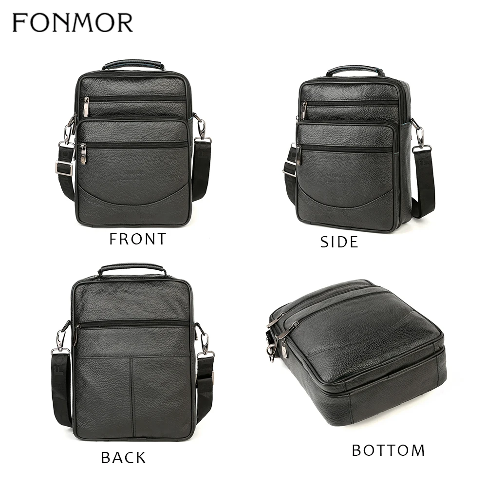 Fonmor большие сумки тоут из натуральной кожи сумка через плечо для мужчин на