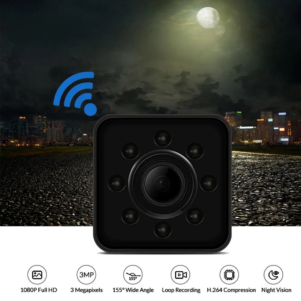 Original Mini Camera SQ11 SQ23 SQ13 SQ12 FULL HD 1080P Night Vision WIFI Camera Waterproof shell CMOS Sensor Recorder Camcorder