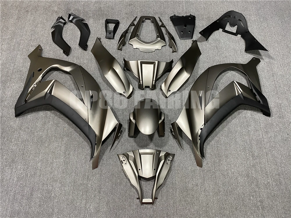 

New ABS Motorcycle Bodywork Injection Fairing Full Kits For KAWASAKI ZX10R ZX-10R 2011 2012 2013 2014 2015 11-15 Matte Grey ZXMT