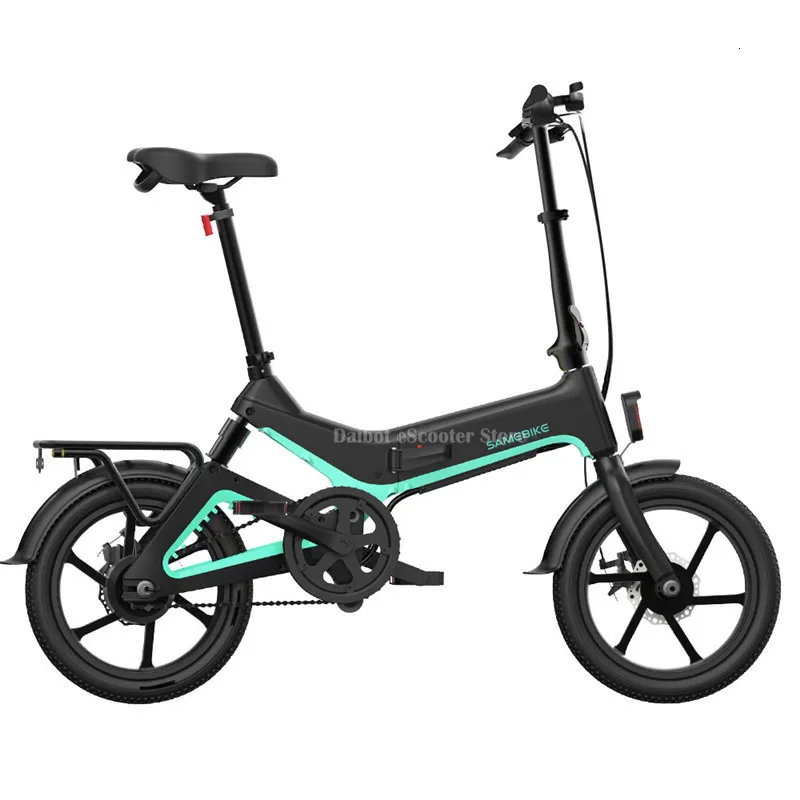16 дюймов SAMEBIKE JG 7186 E скутер е-байка 36В два колеса электрические велосипеды 250 Вт складной Портативный двухколесные электрические скутеры для взрослых Для женщин