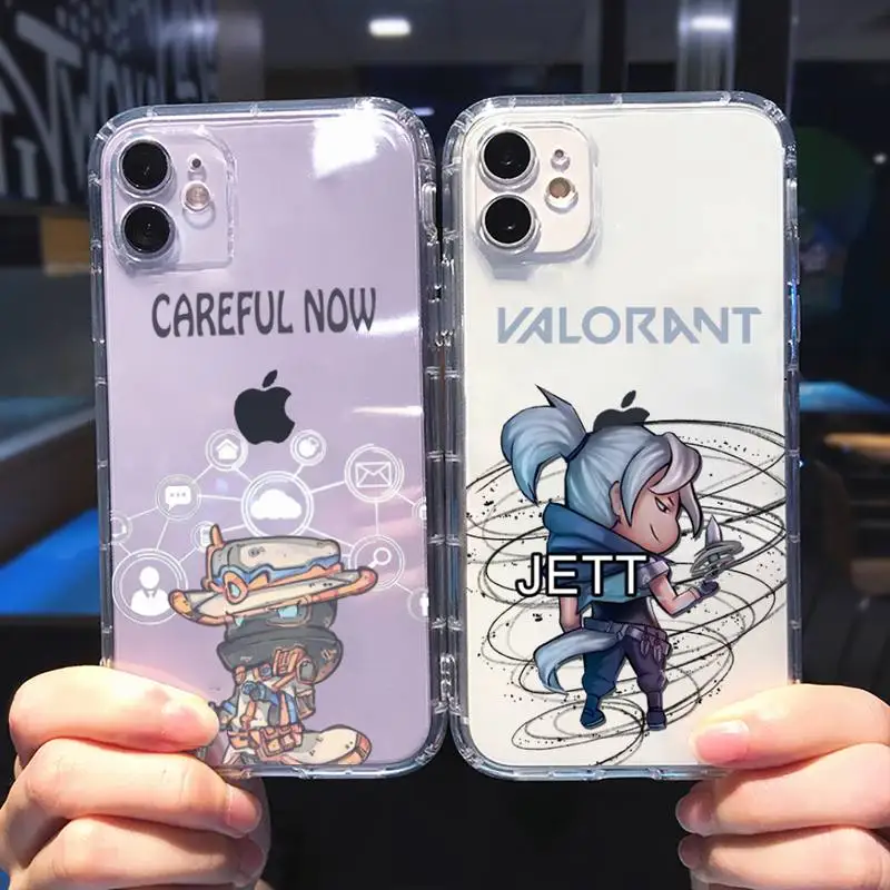 

Valorant Phone Case For iphone 13 12 11 8 7 plus mini x xs xr pro max Transparent soft