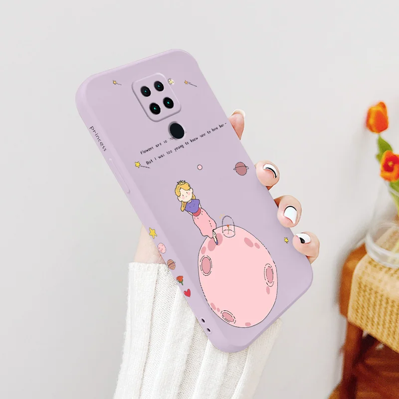 Luxurious Princess Phone Case For Xiaomi Redmi Note 10 10S 9T 9 8 7 Pro MAX Redmi 10 9 9A K40 K40pro K30 K20 Silicone Cover