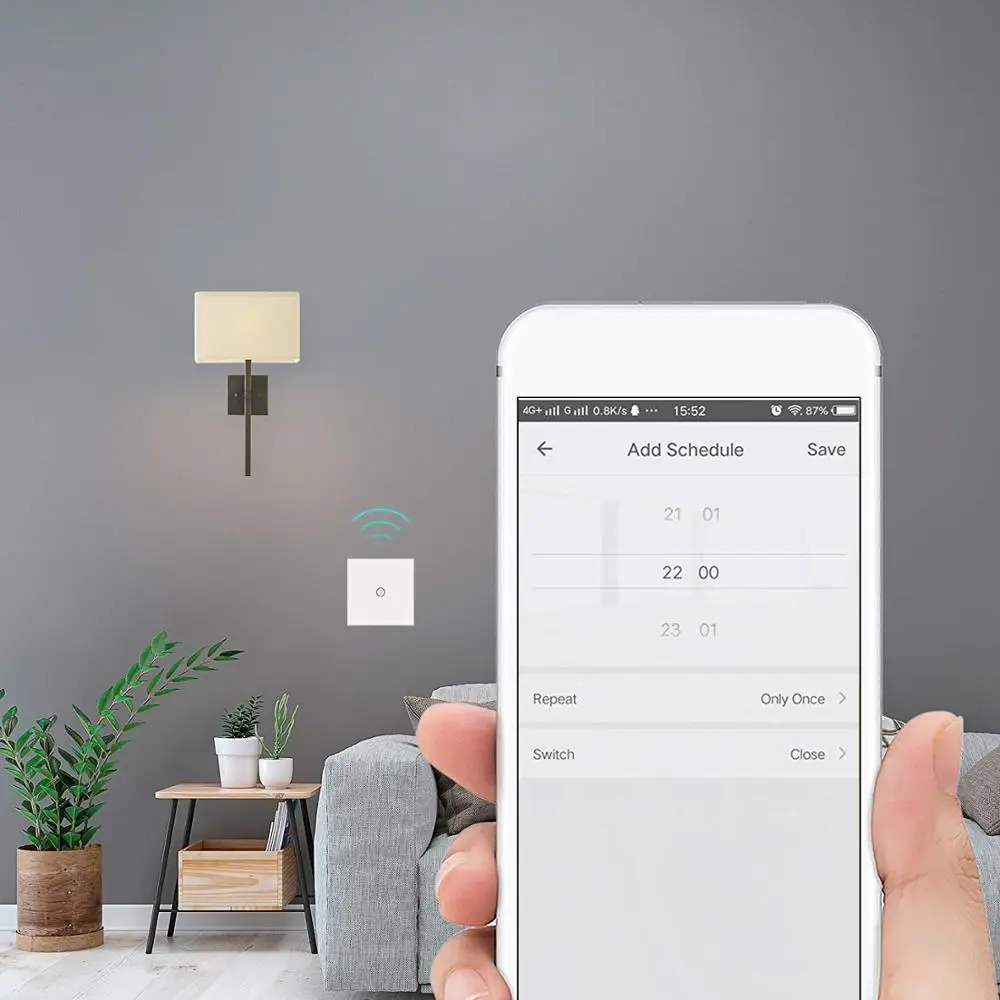 Tuya smart Zigbee переключатель умный сенсорный светильник Переключатель ЕС Alexa Google