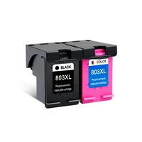 new version ink cartridge replacement for hp 803 xl 803xl update chip 2600 5000 and 5200 series printer