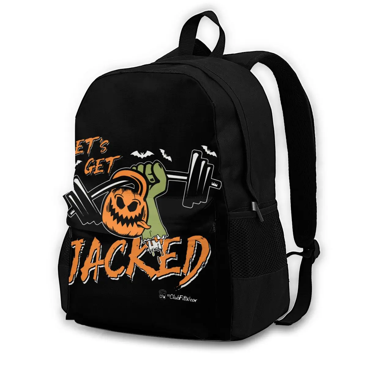 

Halloween Pumpkin Backpacks Horror Basic Polyester Jogging Backpack Tourist Pattern Bags