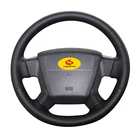Оплетка на руль чехол для Jeep Compass 2006-2010 старый Патриот 2007-2010 кожаный чехол на руль