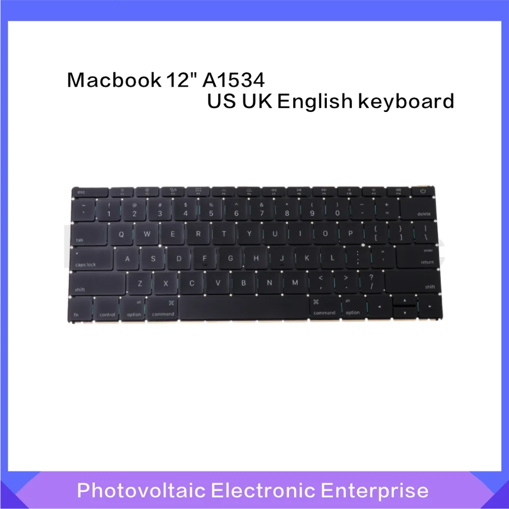 Новый ноутбук имеет сменную клавиатуру для Macbook 12 &quotA1534&quot в США и Великобритании