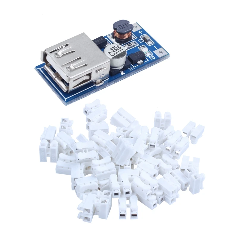 50 шт. CH2 пружинный Быстрый провод соединитель кабельный зажим клеммный блок