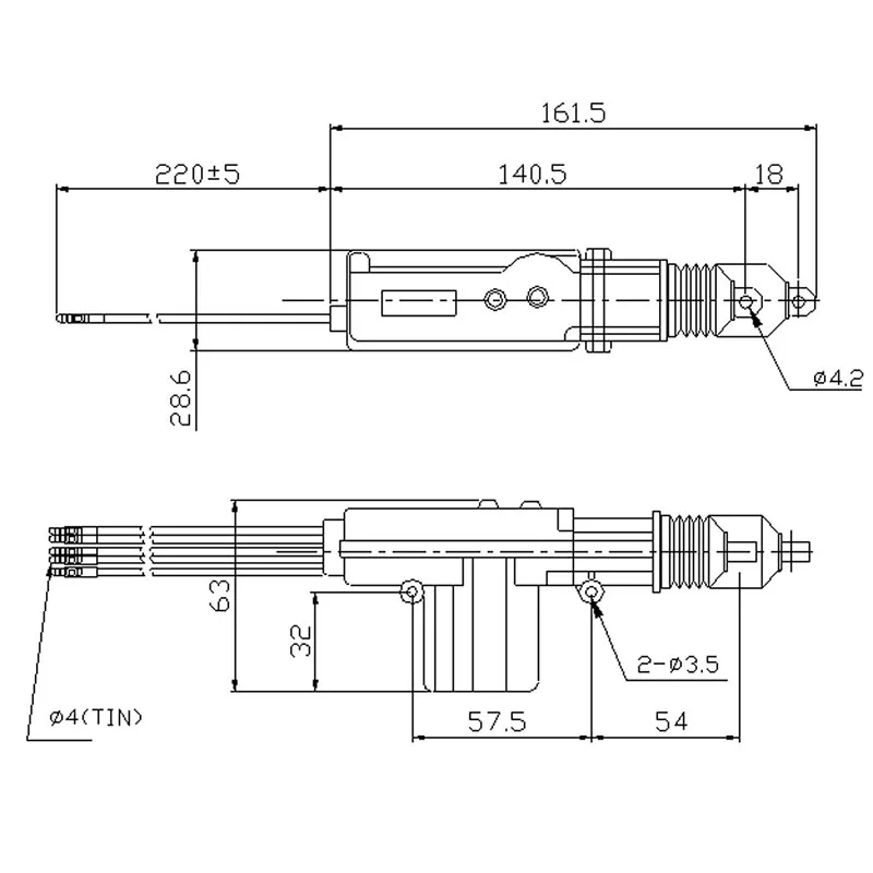 AOZBZ новый автомобильный мощный мотор привода дверного замка профессиональный 2