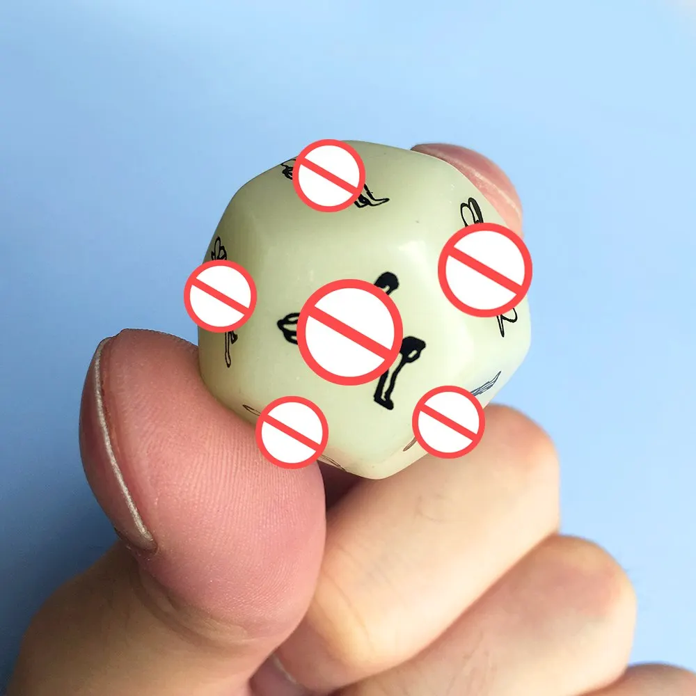 Светящиеся в темноте сексуальные игральные кости смешные секс игрушки ролевые