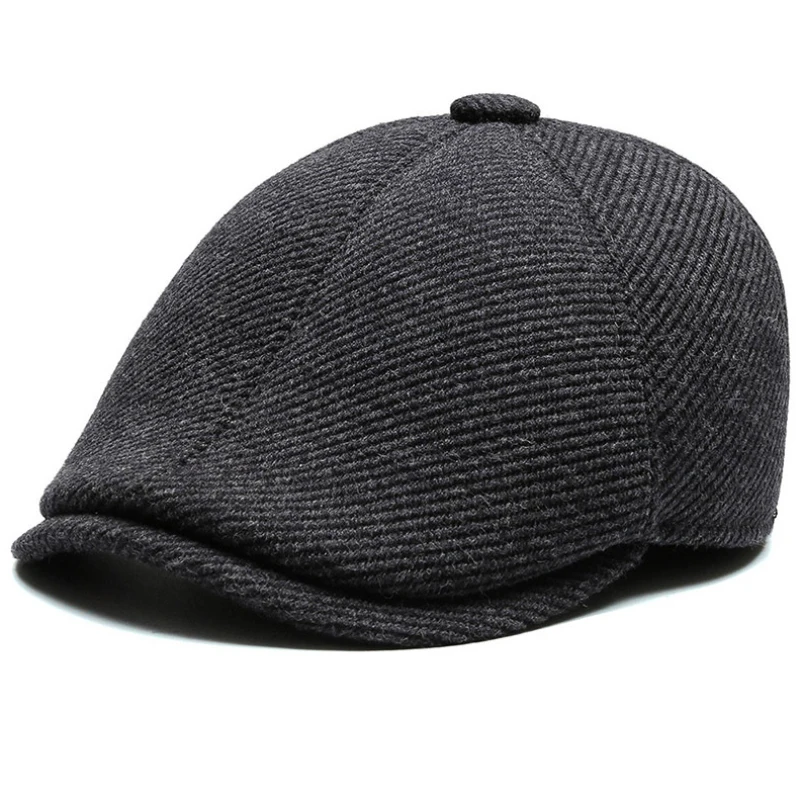 2020 осенне-зимняя мужская шапка береты шерстяная ткань в британском западном