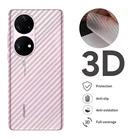 10 шт., защитная пленка из углеродного волокна для Huawei P30 P40 P20 Lite Pro P30 Lite, матовая задняя пленка на Honor 50 20 9X 8X P Smart 2019 Z