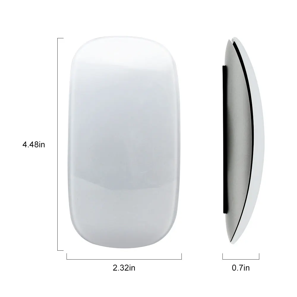

Bluetooth 5.0 Wireless Mouse Magic Arc Touch Ergonomic Ultra Thin Rechargeable Mice Optical 1600 DPI For Apple Macbook