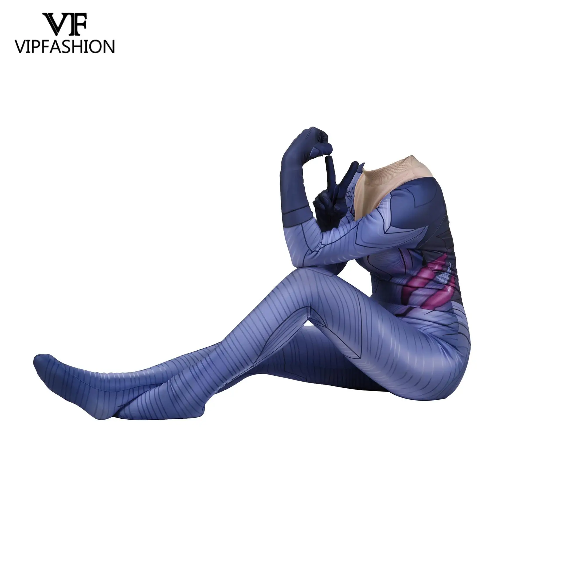 Модный костюм для косплея VIP из аниме игры с 3d Цифровым принтом Женский Kaisa