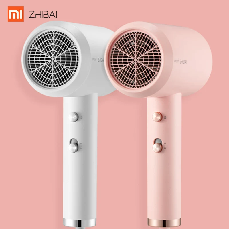 XIAOMI MIJIA zhiбаи HL3 Анион Фен для волос вода отрицательных ионов 1800 Вт Быстросохнущий