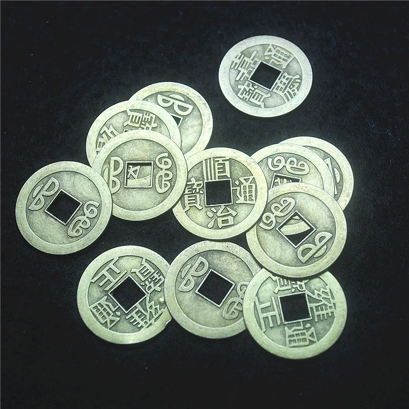 20 шт Китай старые монеты сплав Материал Размер 23 мм диаметр для брелков или