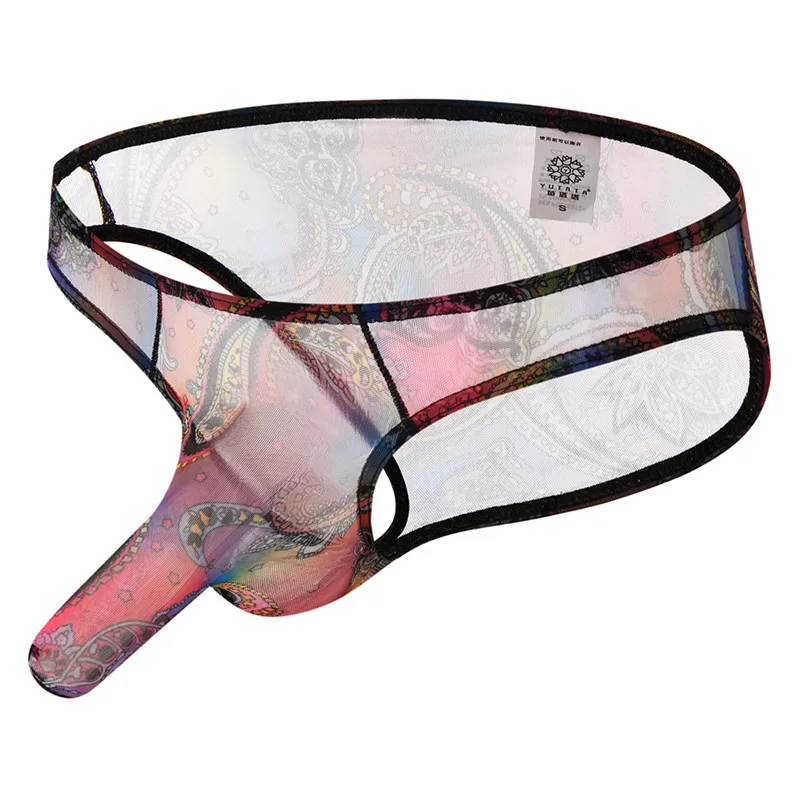 

Sexy Men Briefs Mesh Transparent Bugle Pouch Trunk Hombre Panties Male Underpants Jockstrap Briefs Mens Underwear Gay